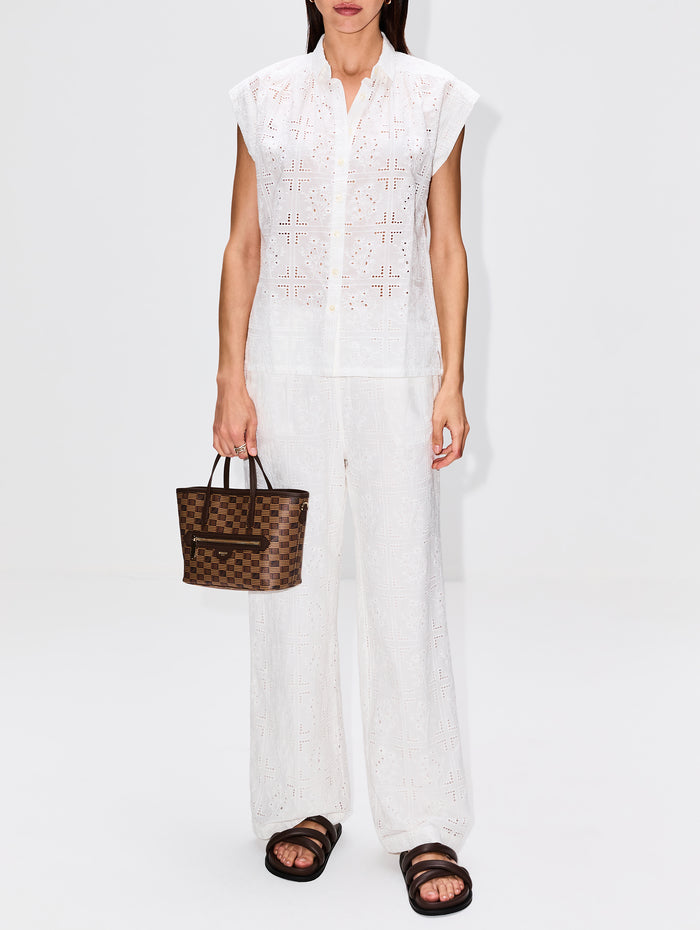 Vera Pant,BIRDS OF PARADIS BY TROVATA,HANDKERCHIEF EYELET,Image 1
