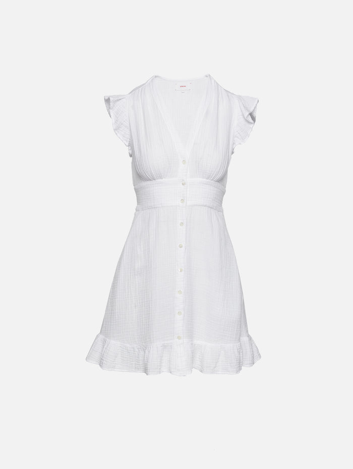 Dalton Dress,XÍRENA,WHITE,Image 1