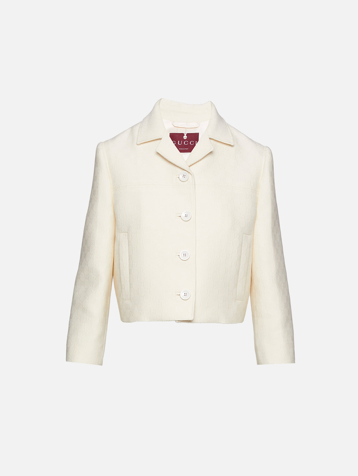 GG Jacket,GUCCI,SOFT WHITE,Image 1