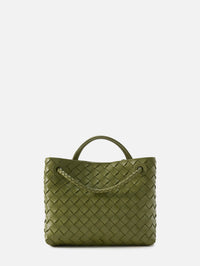 Small Andiamo Bag,BOTTEGA VENETA,MATCHA,Image 3