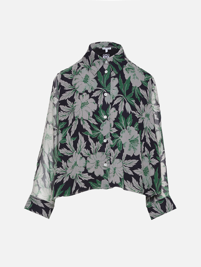 Floral Shirt,LOEWE,MULTI,Image 1