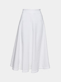 Varda Skirt,ALTUZARRA,OPTIC WHITE,Image 1