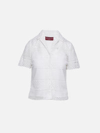 Macrame Top,GUCCI,OFF WHITE,Image 1