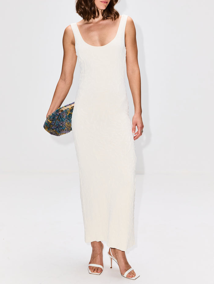 Duras Dress,ALTUZARRA,IVORY,Image 1
