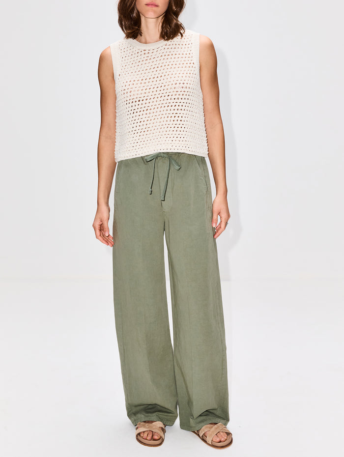 Cameron Knit Tank,ELYSEWALKER LABEL,CREAM,Image 1