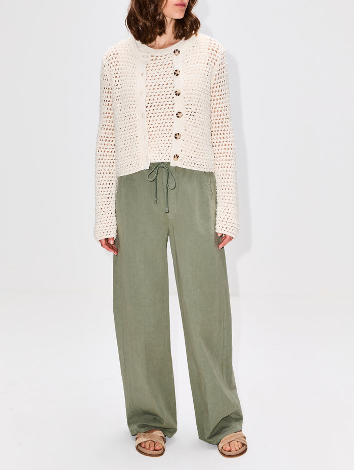 Carson Cardigan,ELYSEWALKER LABEL,CREAM,Image 1