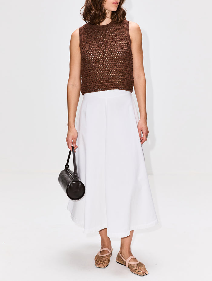 Varda Skirt,ALTUZARRA,OPTIC WHITE,Image 1