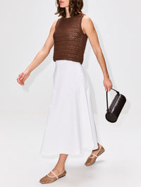 Varda Skirt,ALTUZARRA,OPTIC WHITE,Image 3