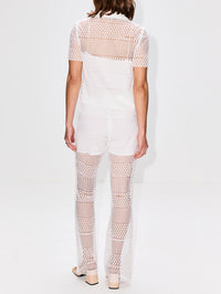 Macrame Top,GUCCI,OFF WHITE,Image 3