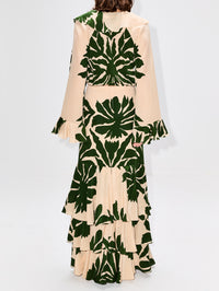 Llevame Top,JOHANNA ORTIZ,CLAVEL ECRU/GREEN,Image 3