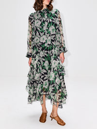 Floral Skirt,LOEWE,MULTI,Image 2