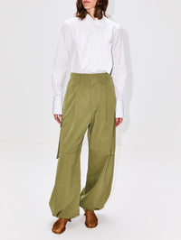 Tie Shirt,LOEWE,WHITE,Image 2