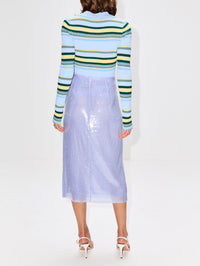 Stripe Jacquard Top,MONSE,BLUE STRIPE,Image 3