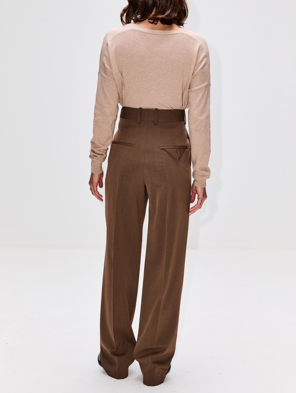 Cropped Cardigan,ORGANIC,BISCUIT,Image 3