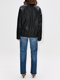 Track Jacket,ROSETTA GETTY,BLACK,Image 3