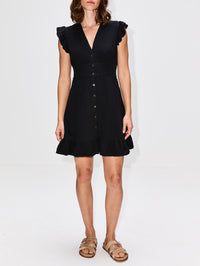 Dalton Dress,XÍRENA,BLACK,Image 2
