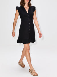 Dalton Dress,XÍRENA,BLACK,Image 3