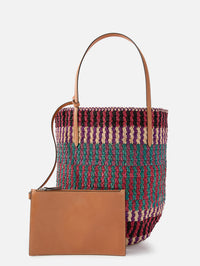 V Logo Signature Tote Bucket Bag,VALENTINO GARAVANI,MULTICOLOR,Image 2