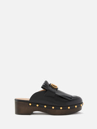 V Logo Signature Clog 45mm,VALENTINO GARAVANI,BLACK,Image 1