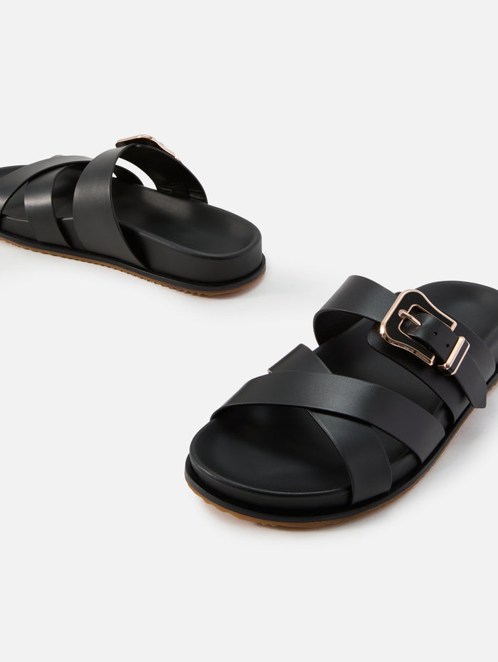 Circe Slide,GABRIELA HEARST,BLACK,Image 1