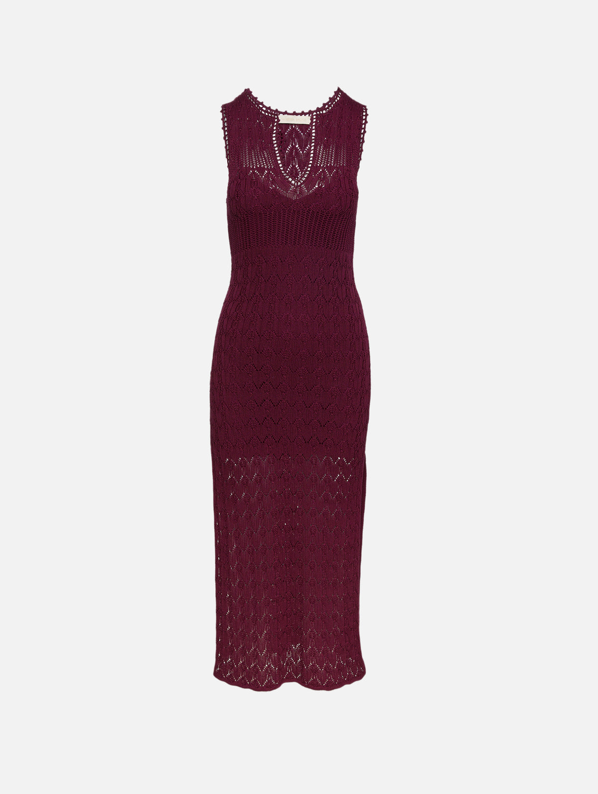 Elka Dress,VANESSA BRUNO,BORDEAUX,Image 1