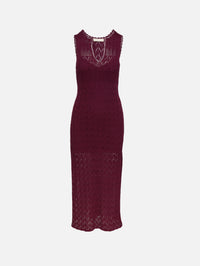 Elka Dress,VANESSA BRUNO,BORDEAUX,Image 1