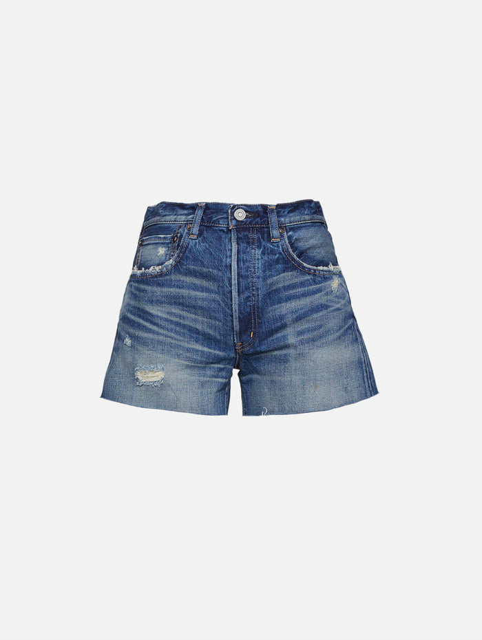 Lattington Short,MOUSSY,BLUE,Image 1