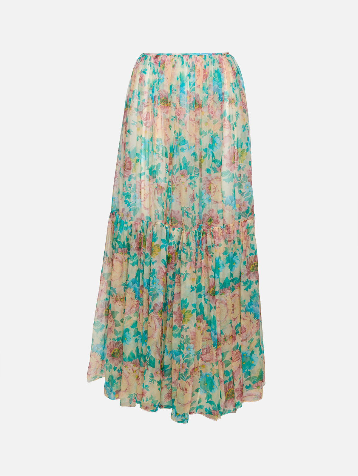 Maxi Skirt,CHLOÉ,SEEDPEARL BEIGE,Image 1
