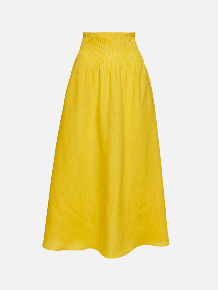 Penelope Skirt,GABRIELA HEARST,GOLDENROD,Image 1