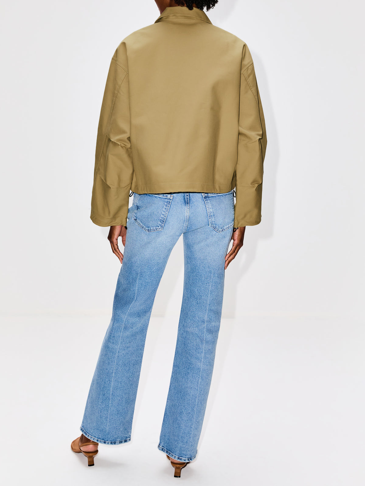 Laurie Jacket,AGOLDE,KHAKI,Image 3
