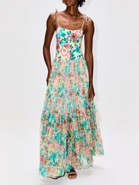 Maxi Skirt,CHLOÉ,SEEDPEARL BEIGE,Image 2