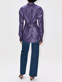 Cenny Blouse,DRIES VAN NOTEN,STEEL,Image 3