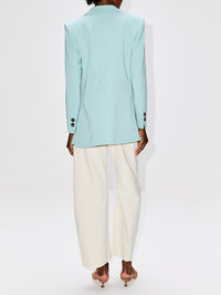 Slim Blazer,FRAME,ROBIN EGG BLUE,Image 3