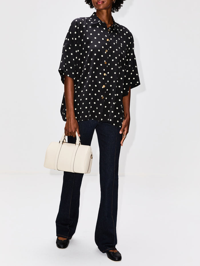 Zaoua Shirt,FRANCOISE,POLKA DOT BLACK,Image 1
