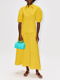 Sansi Top,GABRIELA HEARST,GOLDENROD,Image 2