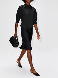 Nola Layered Skirt,KALLMEYER,BLACK,Image 3