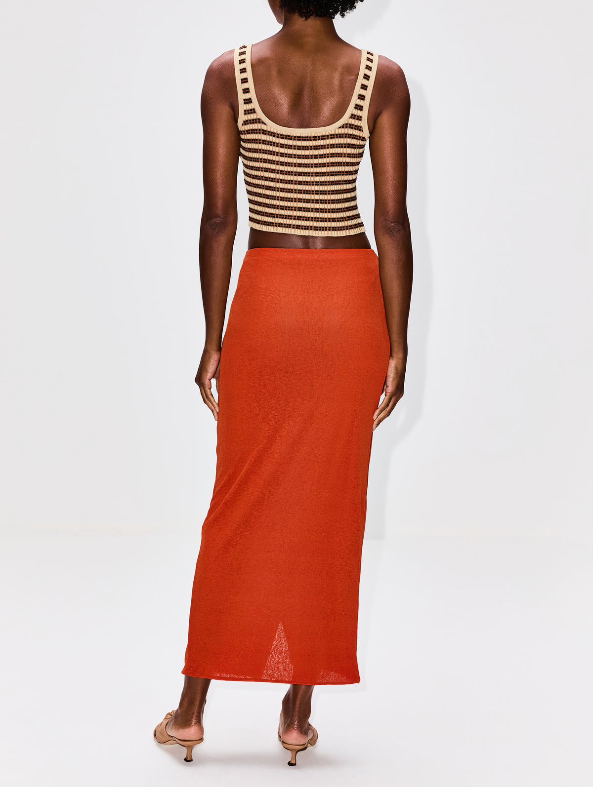 Delfine Top,NANUSHKA,MULTICOLOR STRIPE,Image 3