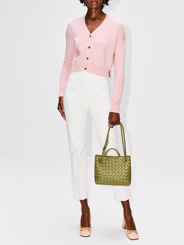 Cropped Cardigan,ORGANIC,COMFY PINK,Image 1