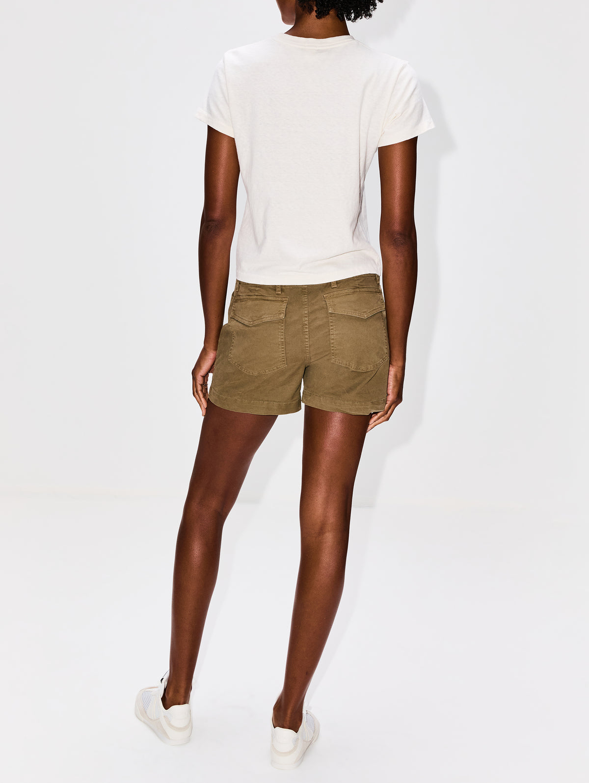 Utility Short,NILI LOTAN,MILITARY GREEN,Image 3