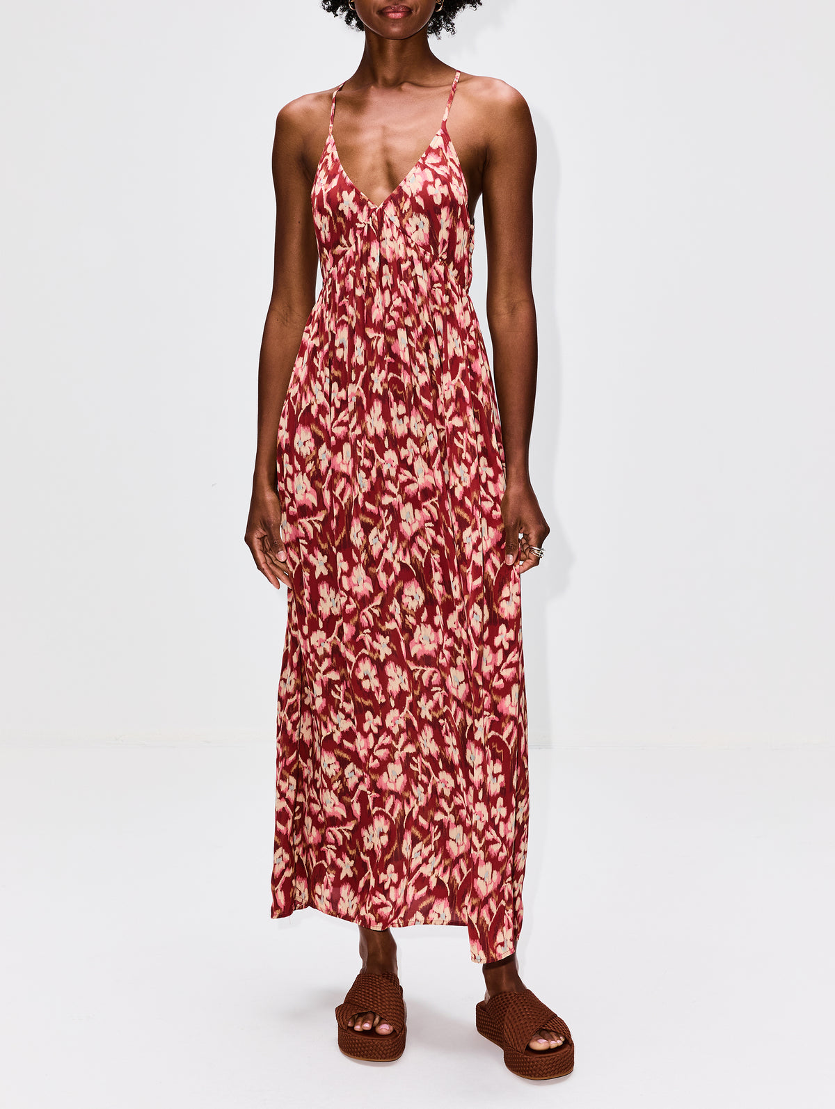 Aina Dress,VANESSA BRUNO,FLORAL,Image 2