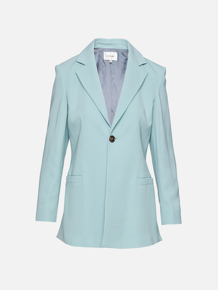 Slim Blazer,FRAME,ROBIN EGG BLUE,Image 1
