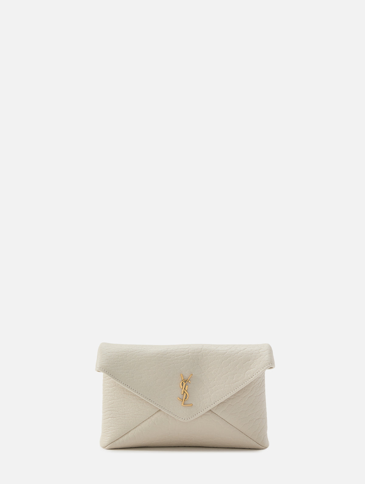 Small Chain Pouch,SAINT LAURENT,VINTAGE WHITE,Image 1