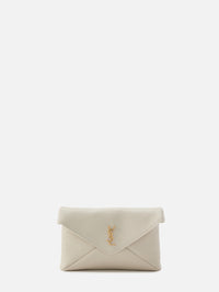Small Chain Pouch,SAINT LAURENT,VINTAGE WHITE,Image 1