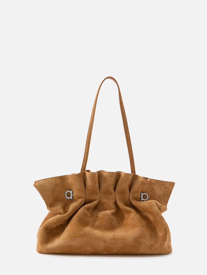 Medium Pierce Bag,FERRAGAMO,NATURALE,Image 1