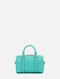 Boston Travel Bag,MOREAU PARIS,TURQUOISE/CREAM,Image 1