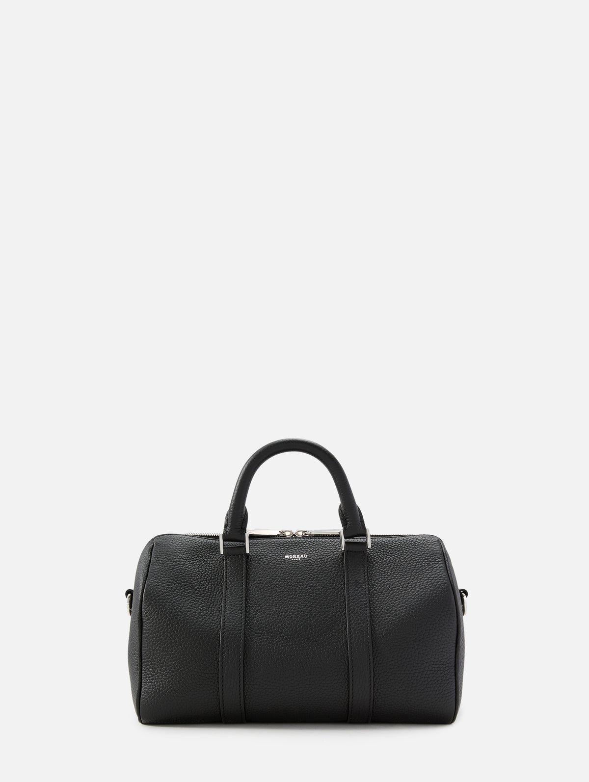 Boston Travel Bag,MOREAU PARIS,BLACK/NATURAL,Image 1