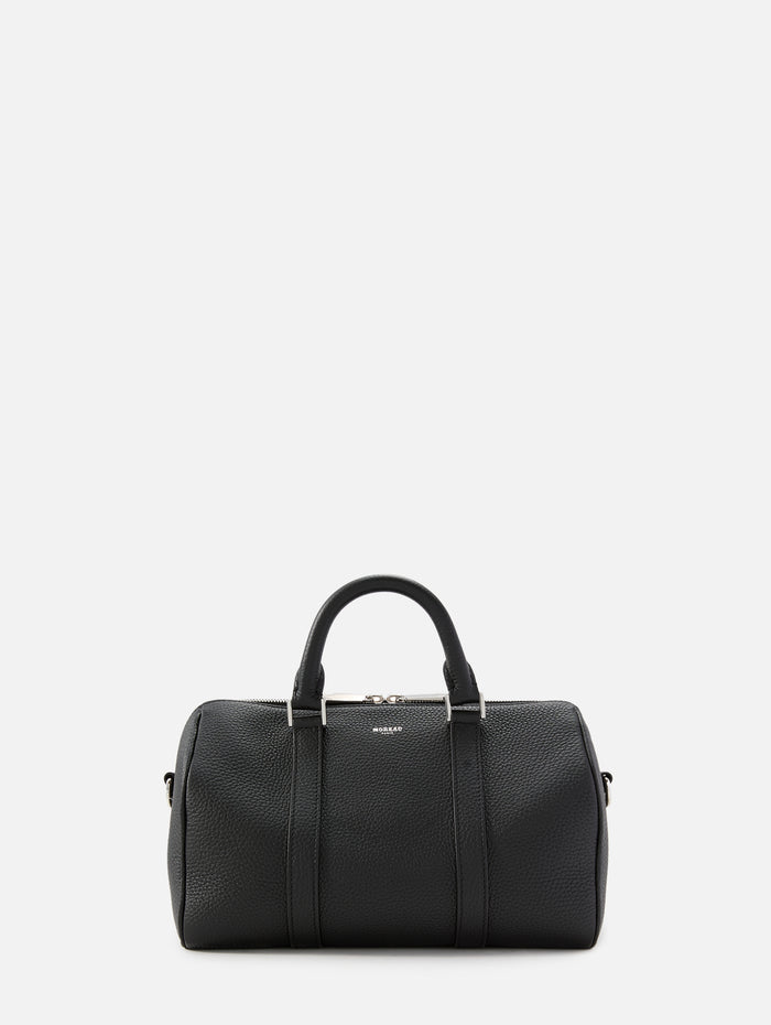 Boston Travel Bag,MOREAU PARIS,BLACK/NATURAL,Image 1