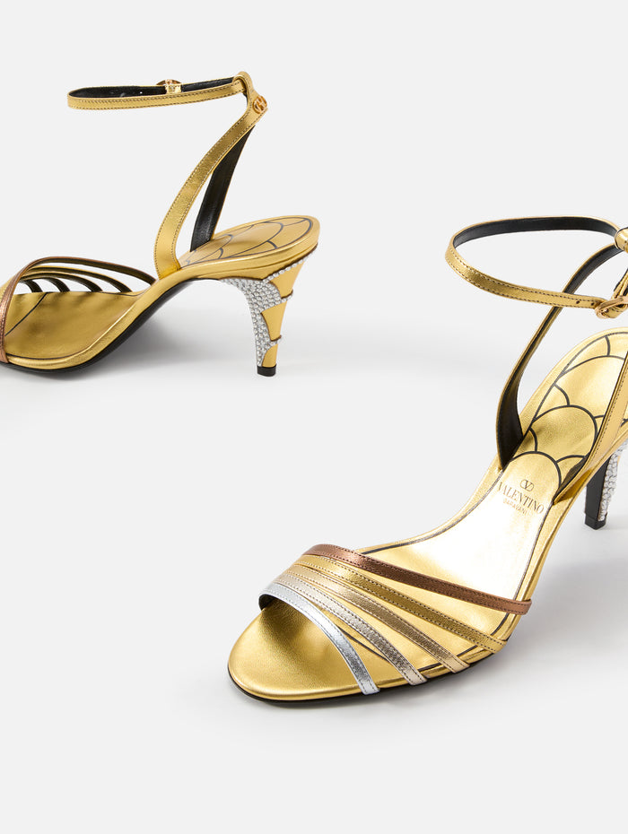 Ladycrush Sandal,VALENTINO GARAVANI,MULTI BRONZE,Image 1