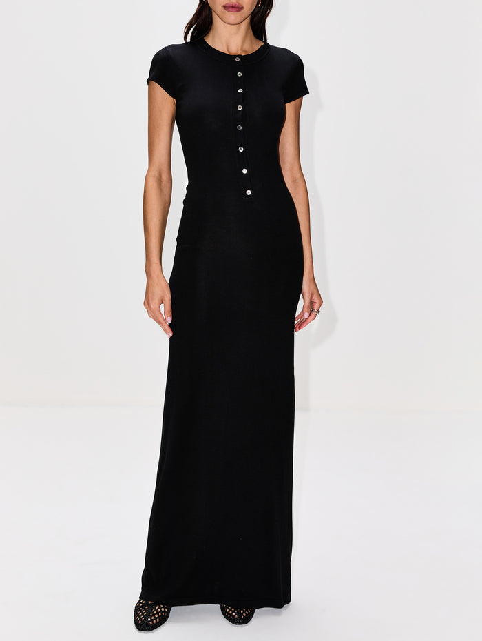 Caden Dress,AYA MUSE,BLACK,Image 1