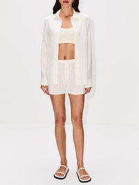Fine Double Strap Slide,ST AGNI,OFF WHITE,Image 3